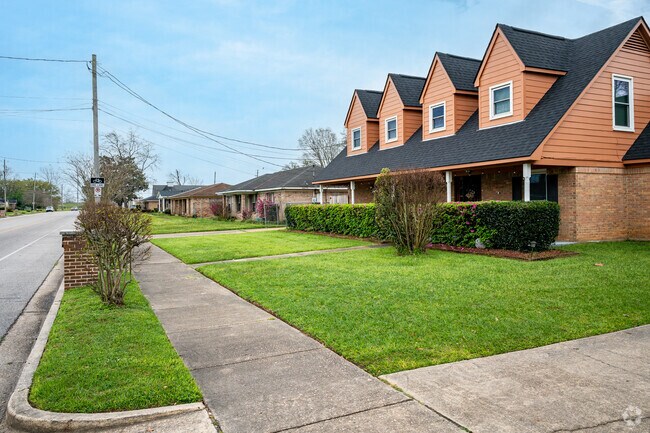 This Texas Street brick home has a second floor add-on.