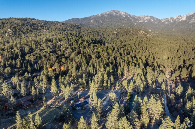 A scenic view of Mt. San Jacinto is seen from Idyllwild Arts Academy.
