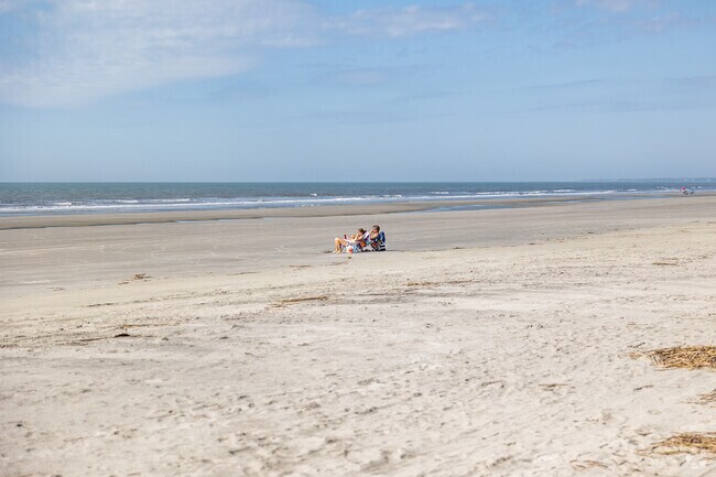 Sunny days invite outdoor fun on nearby Kiawah Island.