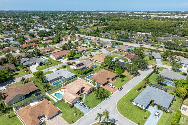 The Cypress Creek neighborhood features a diverse range of home styles.