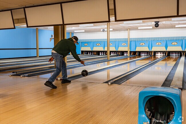 Locals enjoy league nights and casual games at Glenrock’s bowling alley.