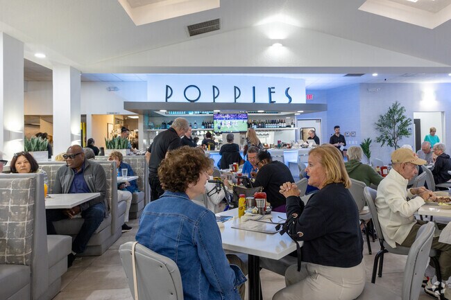 Poppies is a popping restaurant with a wide range of menu to choose from.