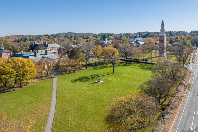 Phillips Academy Andover has a lawn for lots of outdoor activities.