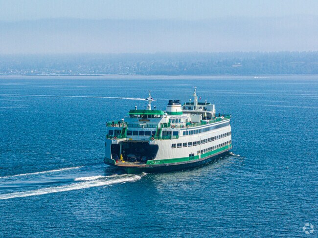 Catching the ferry is a breeze and connections the community to the region.