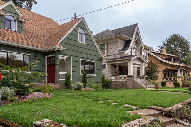 Colorful homes can be found throughout the Alameda neighborhood.