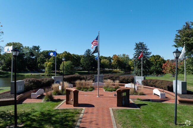 Westbrook Veterans Memorial Park honors those who have served their country.