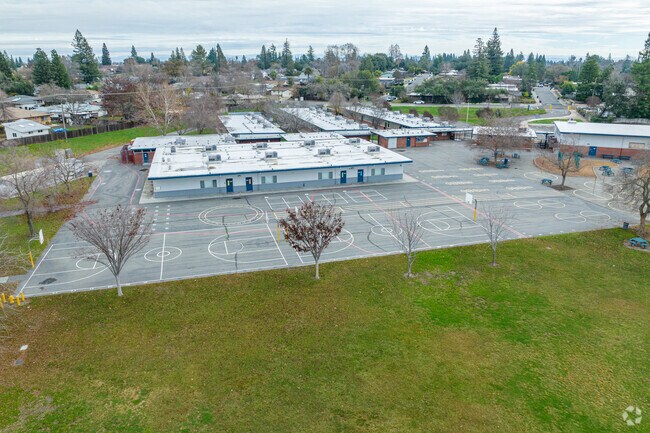 Play on the blacktop at Skycrest Elementary School.