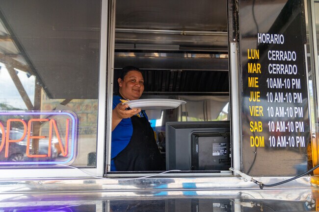 Residents of Porter enjoy a diverse selection of cuisines from the local food trucks.