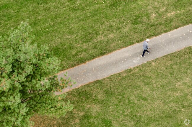 Residents of Boston can stroll or jog along the trails at Peninsula Park.
