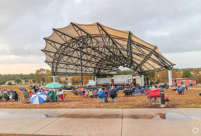 The Apopka Amphitheater hosts concerts and monthly events.