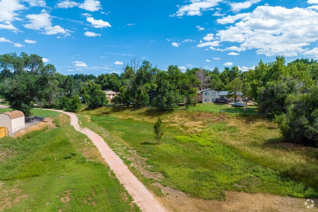 Charming neighborhood paths wind through Widefield.