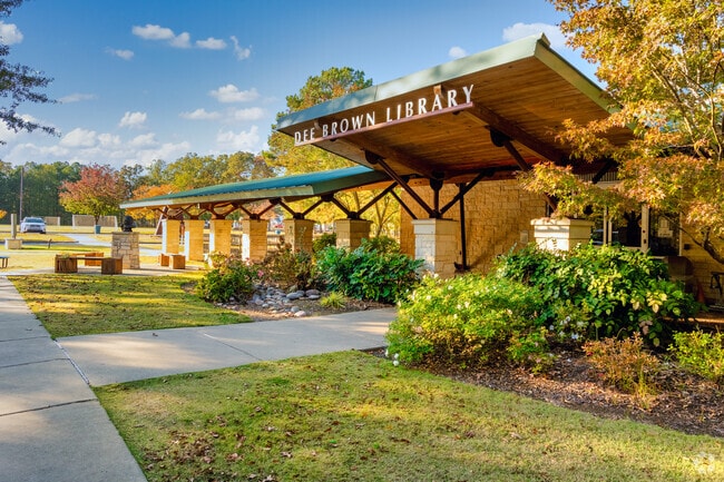 Dee Brown Library in Chicot West is a go-to spot for book lovers.