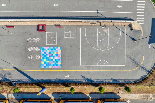 Nichols Intermediate Academy pride can be seen around campus.