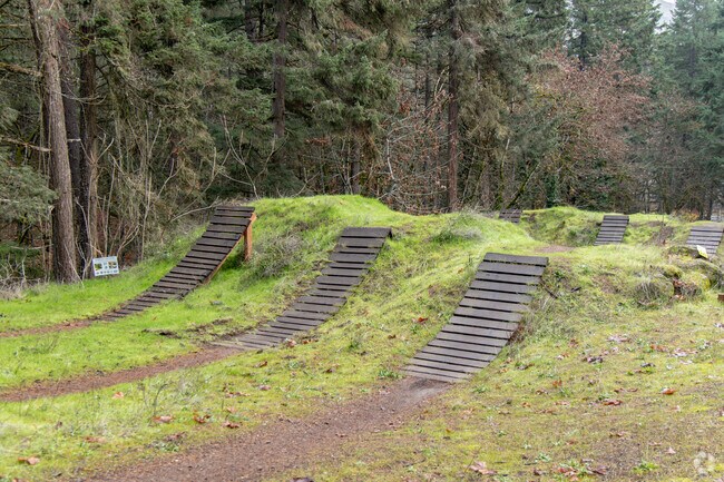 Grab some air at White Salmon Bike Park and enjoy the natural beauty.
