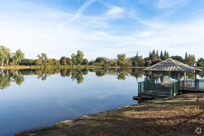 Lodi Lake features space for family activities just outside of Woodbridge.