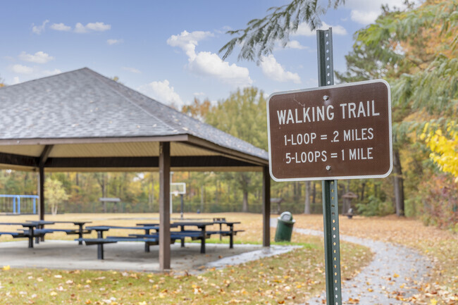 Residents spend time outside at Magnolia Park.