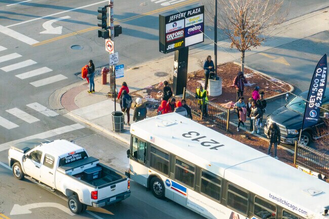 Calumet Heights is serviced by multiple CTA Bus lines.