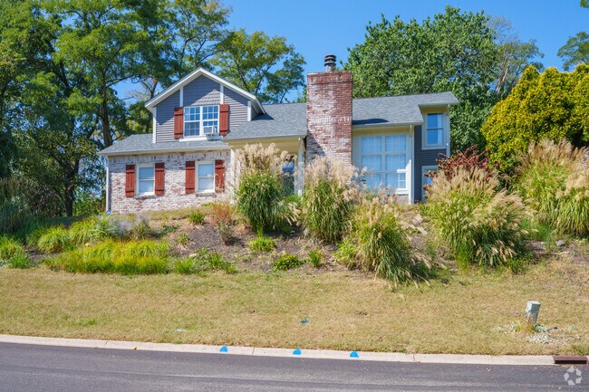 Some Sawmill homes sit higher up from the street than others.