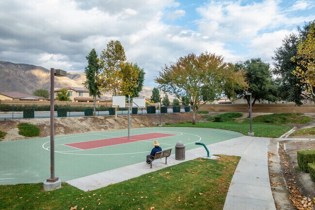 Read a book or shoot some baskets at Potter Ranch Park near River.