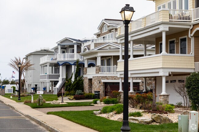 Neighborhood homes in Sea Bright offer coastal charm with modern convenience.
