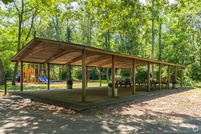 Have your next family barbecue under the shaded pavilion at Juliustown Park.