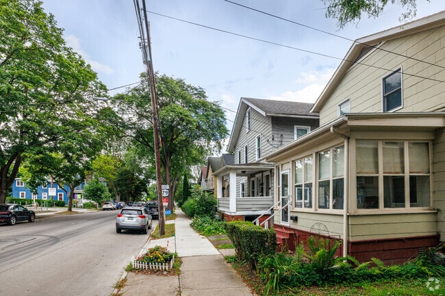Being in an urban setting, most homes in South Side Ithaca are very close to one another.