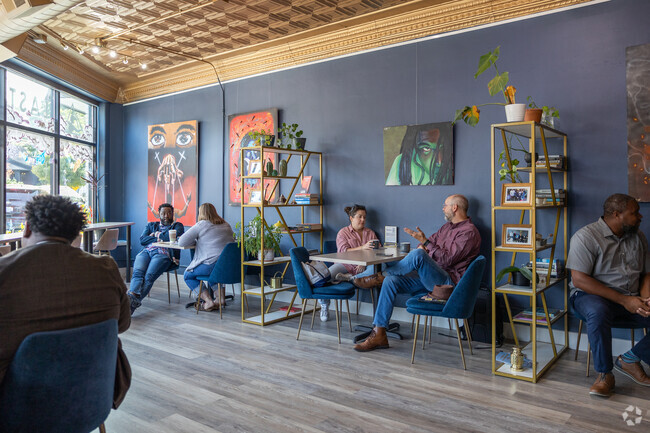 The Last Mile Cafe is a great stop to grab a hot coffee on the way to work in MLK Park.