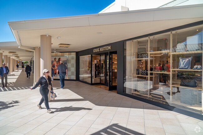 Waterside Shoppes in Pelican Bay has high end shoppes and restaurants.