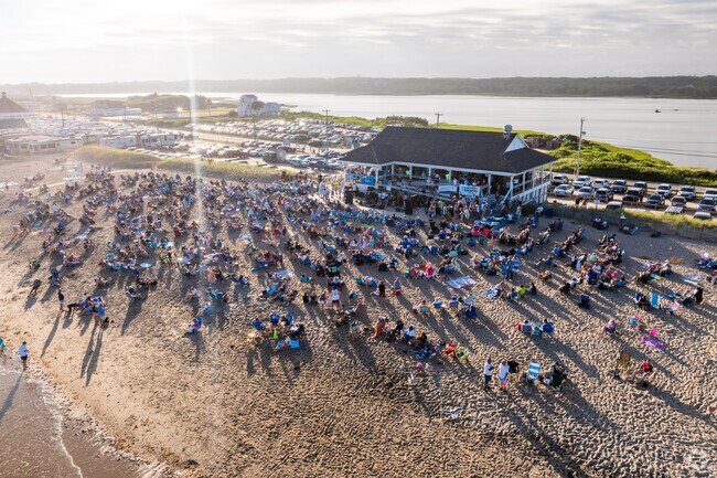 Hundreds gather on Westerly Town Beach to hear great live music at Tunes on the Dunes.