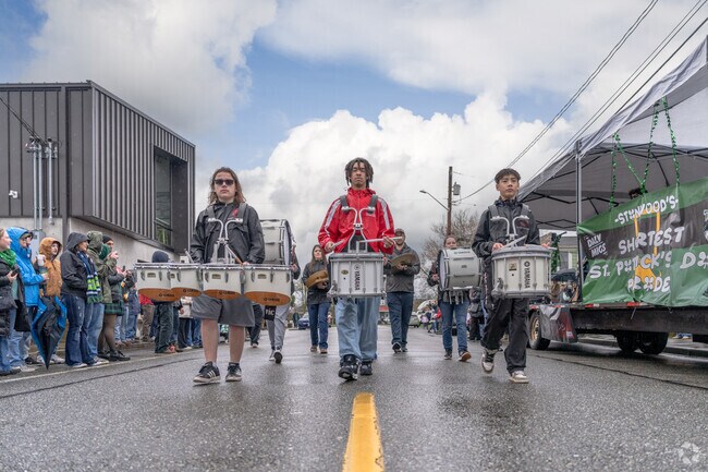 Lake Ketchum residents attend Stanwood's Shortest St. Patrick's Day Parade every year.