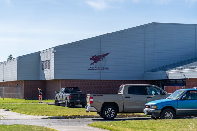 La Pine Senior High School is home of the Hawks.