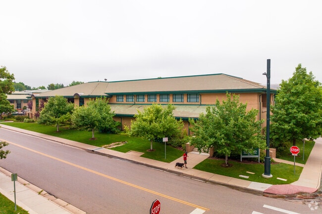 Graland Country Day School is surrounded by sidewalks, allowing students to walk to school.