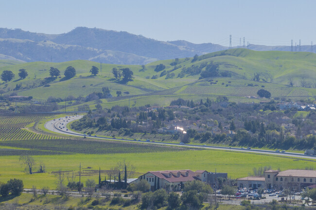 Three Fountains residents can enjoy beautiful views of the Livermore hillsides.