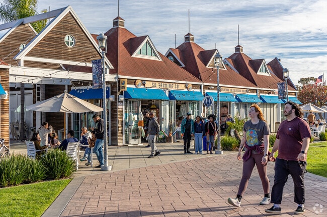 The Ferry Landing in Coronado offers a variety of charming shops and restaurants.