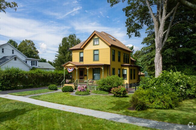 Peaceful neighborhoods  with historic homes define Newtown's inviting character.