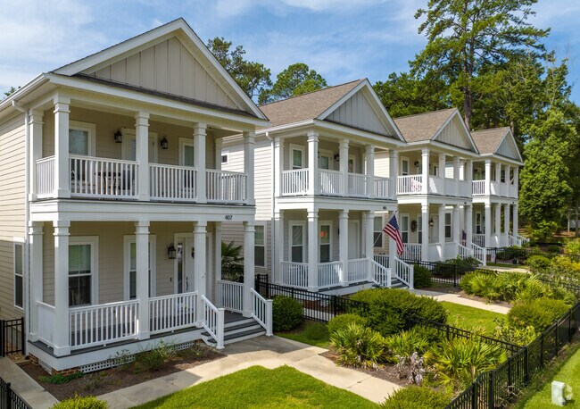 Traditional modern colonial homes can be found in Lake Ella.