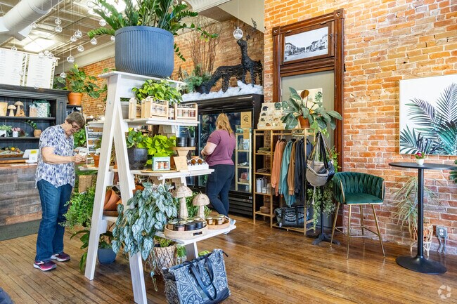 Herban Coffee and Blooms has food and drinks in downtown Plattsmouth.