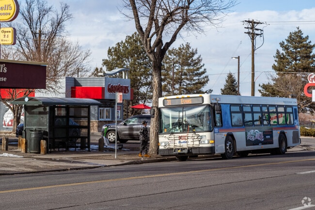 The RTD provides easy access to downtown Denver and beyond from Chaffee Park, Colorado.