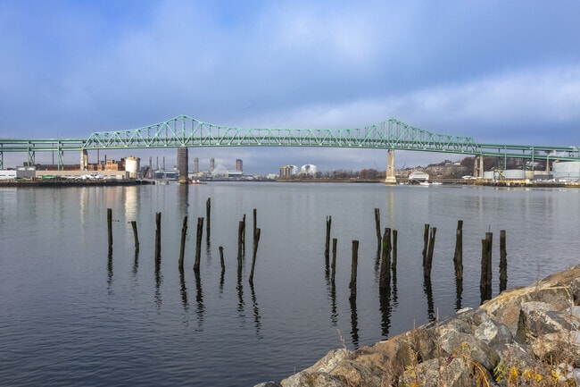South Shore Plaza Park near Eagle Hill has fantastic views looking towards Chelsea.