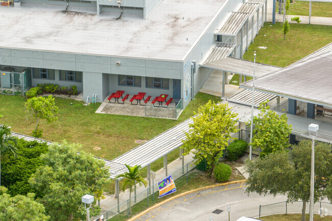 Colbert Elementary School Walking Trails inside of the Facility in Hollywood, FL.