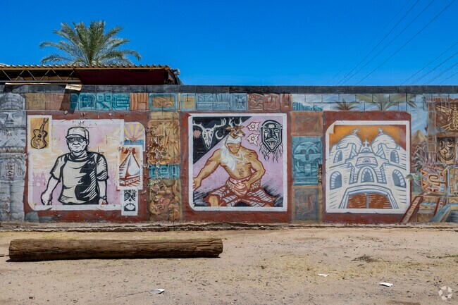 Many murals depicting Guadalupe’s heritage can be found throughout the community.