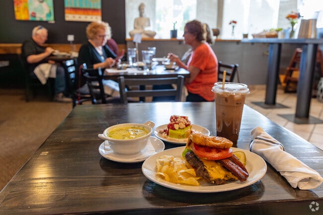 Grab a bite at the proudly locally sourced restaurant Luna in Lewis and Clark.