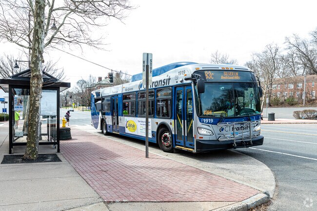 The major roads of East Side are all served by CT Transit busses.