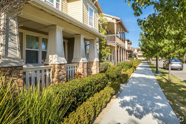 Newer home developments in Saticoy feature large 2 story homes with front porches.