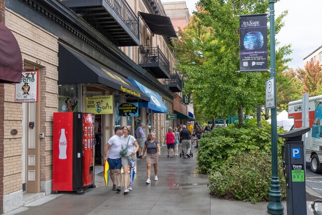 Hendersonville is a popular nearby destination for Mills River locals.