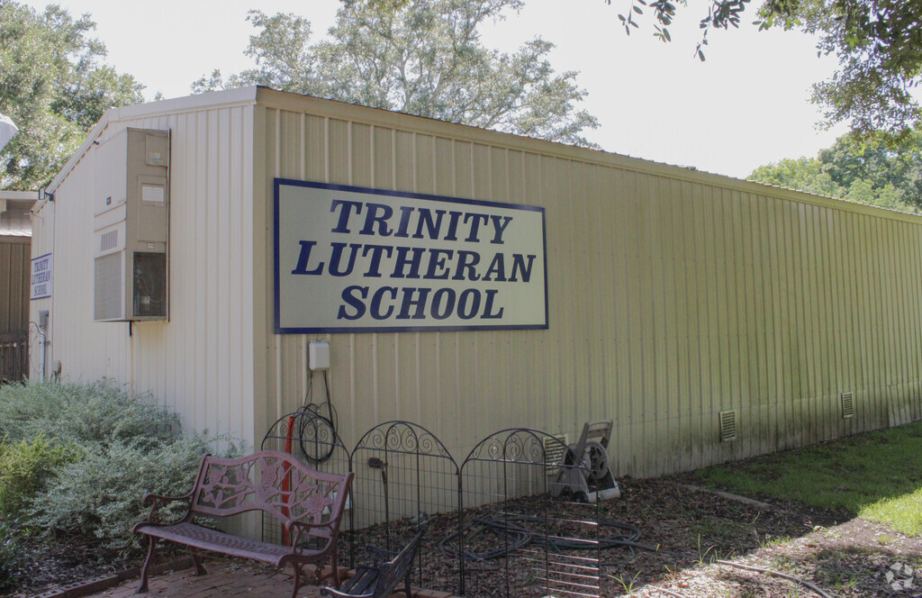 Sign for Trinity Lutheran School in Park Forest/LA North, Baton Rouge LA