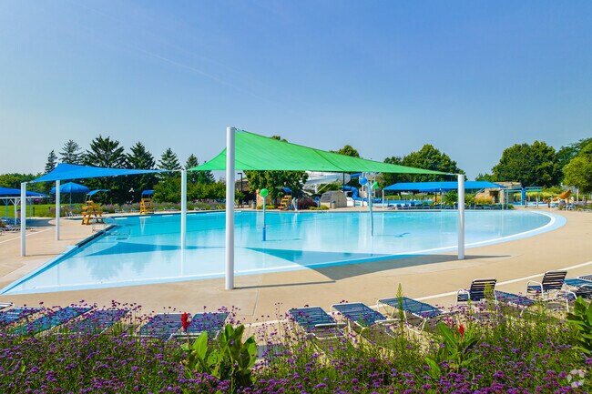 Hidden Creek locals can stave off the summer heat at Phillips Park Aquatic Center.
