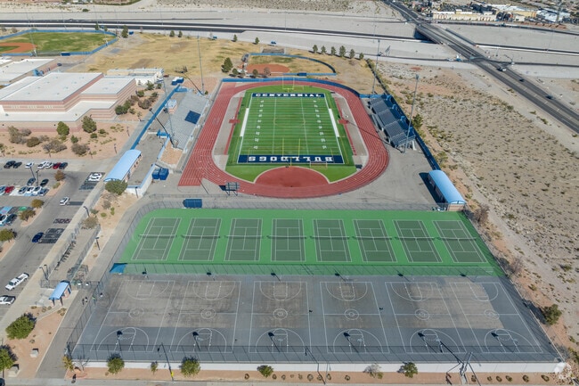 Centennial High School serves about 3000 students in grades 9 to 12