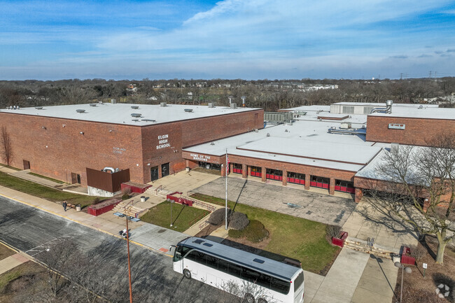 Elgin High School is located off of maroon in Elgin.
