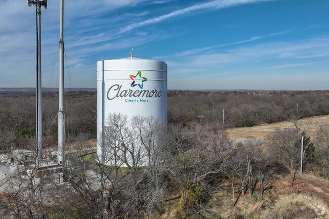Claremore sits along historic Route 66, 27 miles northeast of Tulsa.